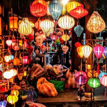 Kleurrijke lampionnetjes 