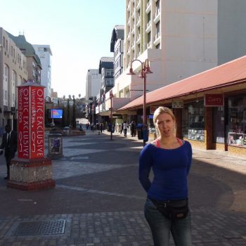 Windhoek centrum, beetje troosteloos.
