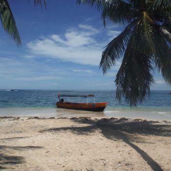 één van de vele mooie stranden in Bocas del Toro