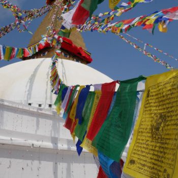 De Boudhanath in Kathmandu