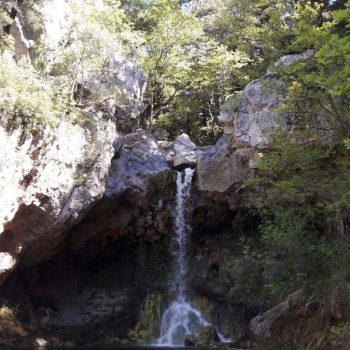 Prachtige waterval op Evvia, voorjaar 2016