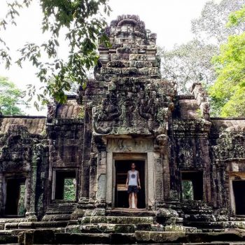 Eén van de vele prachtige tempels in Angkor