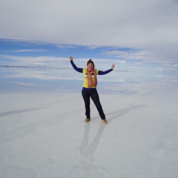 Spiegelende Salar de Uyuni