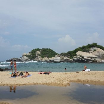 Het strand bij camping cabo san juan