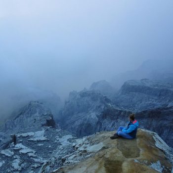 Maanlandschap op Ijen Volcano