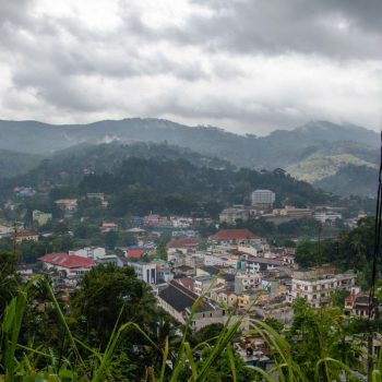Uitzicht over Kandy 