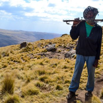 De scout 4-daagse tocht Simien NP (op waterschoenen)