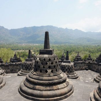 Indrukwekkende Borobodur tempel