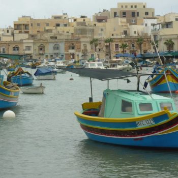 de vrolijke bootjes in Marsaxklokk