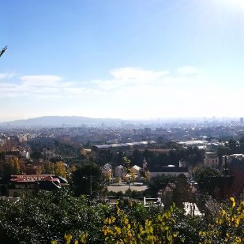 Barcelona gezien vanaf de Tibidabo
