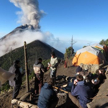 basecamp op de Acatenango