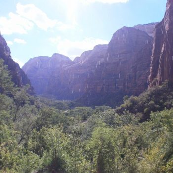 Weeping rock view