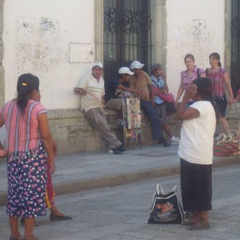 Straatbeeld Oaxaca 