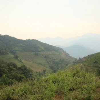 Een van de vele uitzichten op de rijstvelden in Sapa