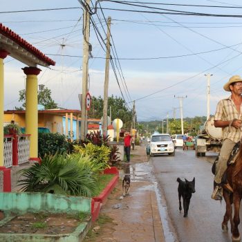 Straat in Vinales