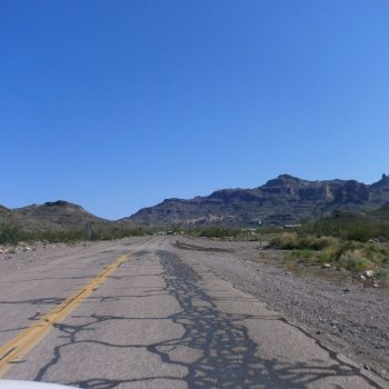 historic route 66 Tussen Needles en Oatman