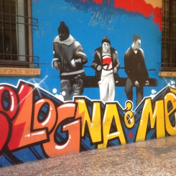 Graffiti in de studentenwijk 