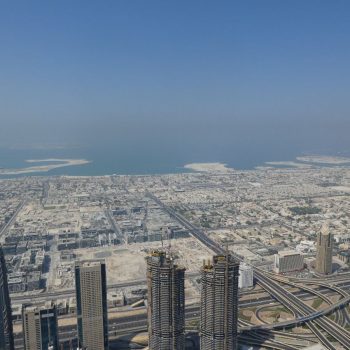 Vanaf het Observation Deck, Burj Khalifa