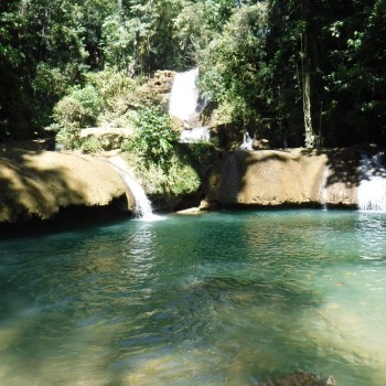 Bovenste waterval bij YS Falls