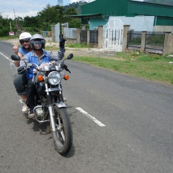 Op de motor bij Tri