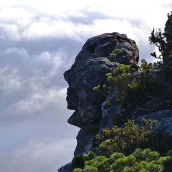 Zijkant van de Tafelberg