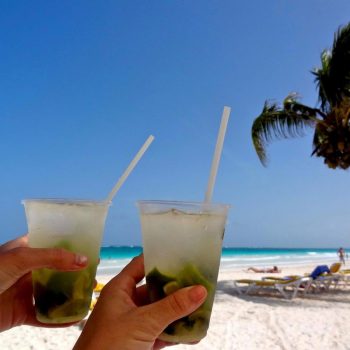 Chillen op het strand van Isla de Mujeres