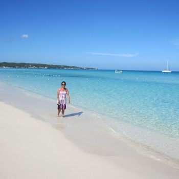 nine mile beach in Negril 