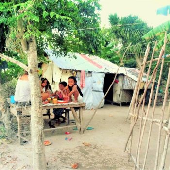 Locol dorpje op Malapascua