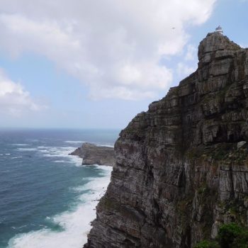 Cape Point, met Kaap de Goede Hoop op de achtergrond