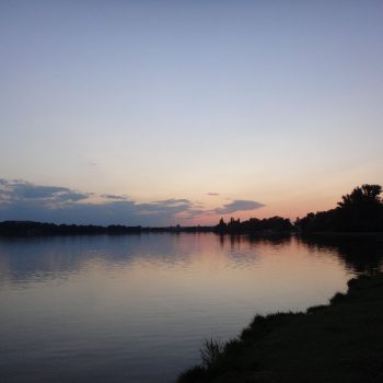 Tatameer met zonsondergang