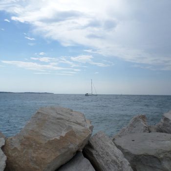 De kust van Slovenië in Piran