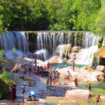 Zwemplekje bij de Cascade de la Vis