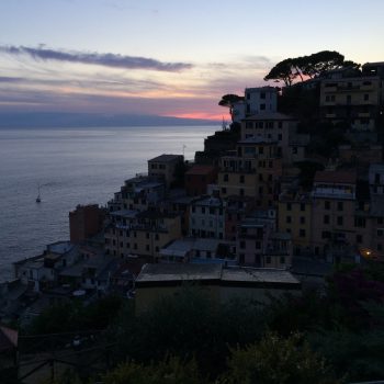 Riomaggiore zonsondergang