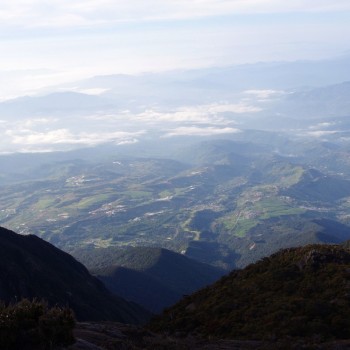 Uitzicht vanaf Mount Kinabalu