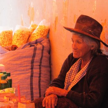 Op de markt in Tarabuco
