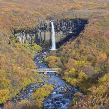 Svartifoss in de hersft