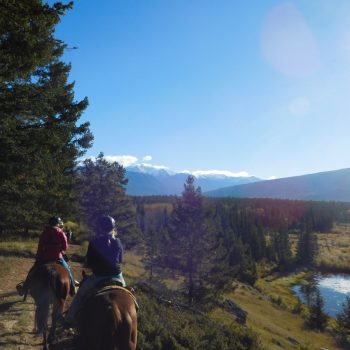 Paardrijden in Jasper 
