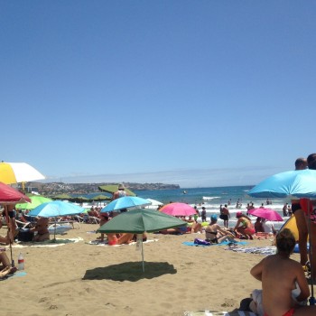 Strand in de buurt