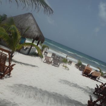 Strand bij tulum