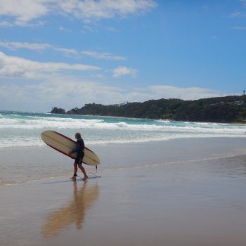 Surfen in Byron Bay voor jong en oud een favoriete sport