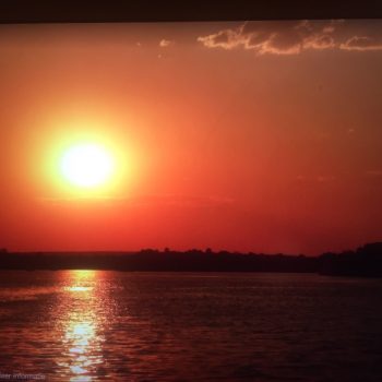 Cruise over zambezi river