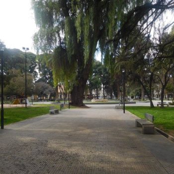 1 van de 4 pleinen in Mendoza