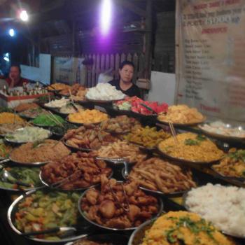 Night market in Luang Prabang