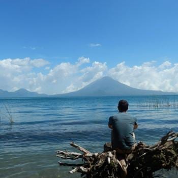 Genieten aan het Lago de Atitlan