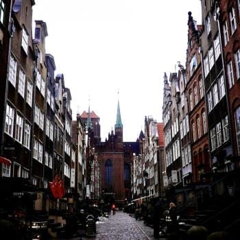 Joodse buurt in Gdansk