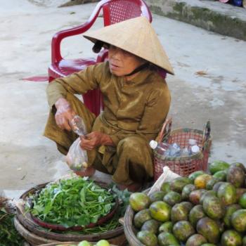 in de straten van Hoi An
