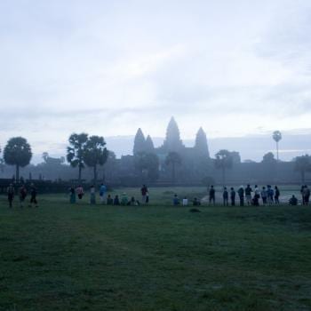Angkor Wat bij zonsopkomst