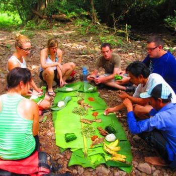 trekking in Luang Namtha: lunch