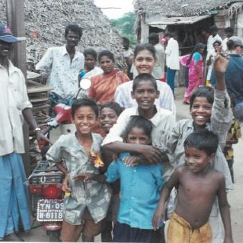 Working in the slums