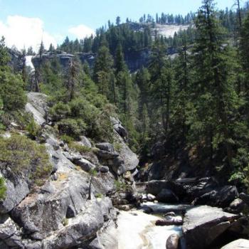 Vernal Fall trail in Yosemite National Park
